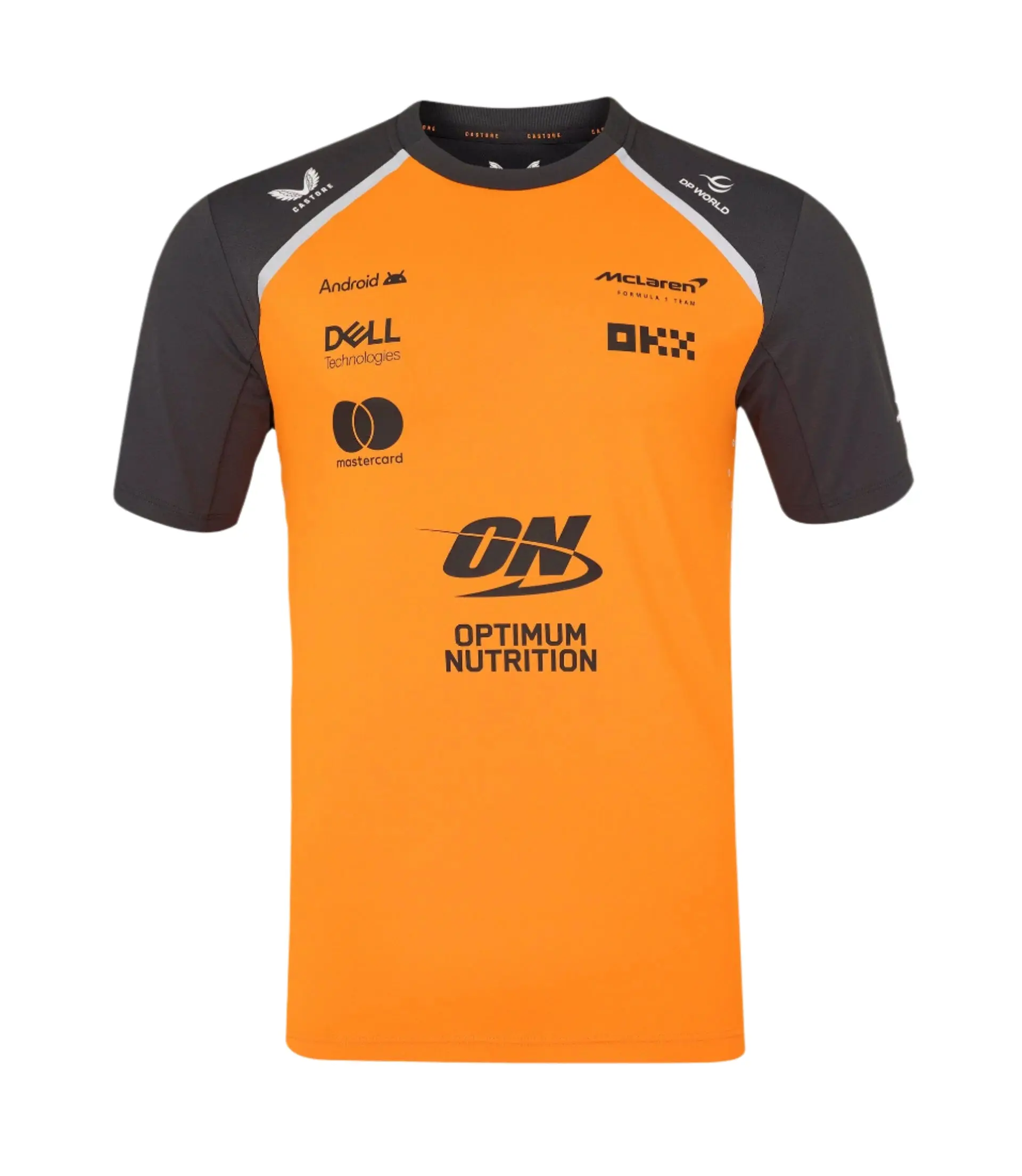 McLaren F1 2025 Men's Team T-Shirt - Papaya/Phantom