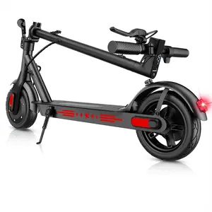 19Mph Electric Scooters for Adults 350W Motor 10inch Solid Tires 35/45 Max Range 4/5h Charge Foldable E-Scooter with App Control & Disc Braking System High-Performance Commuting