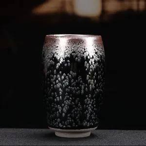 ZS05. Traditional Oil Drop Jianzhan Cup | Large handheld ceramic tea and drink cup