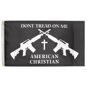 American Christian DTOM 3'X5' Flag 100D Polyester (90cm x 150cm) Christian Flag (C24) RolFlags
