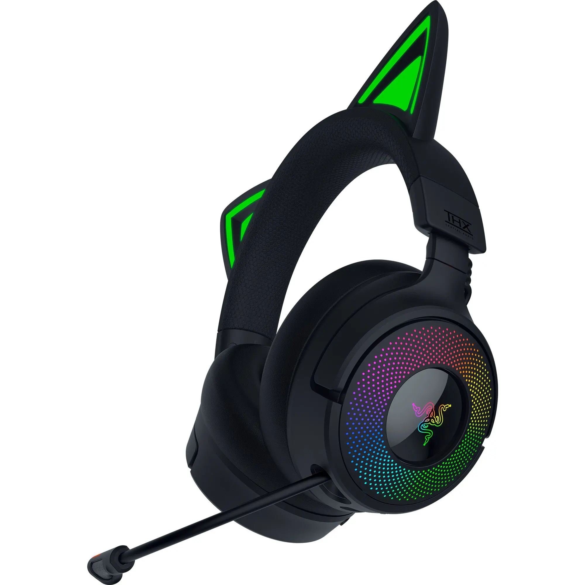 Razer Kraken Kitty V3 Pro Wireless RGB Gaming Headset with Kitty Ears Razer Kraken Kitty V3 Pro Wireless RGB Gaming Headset with Kitty Ears