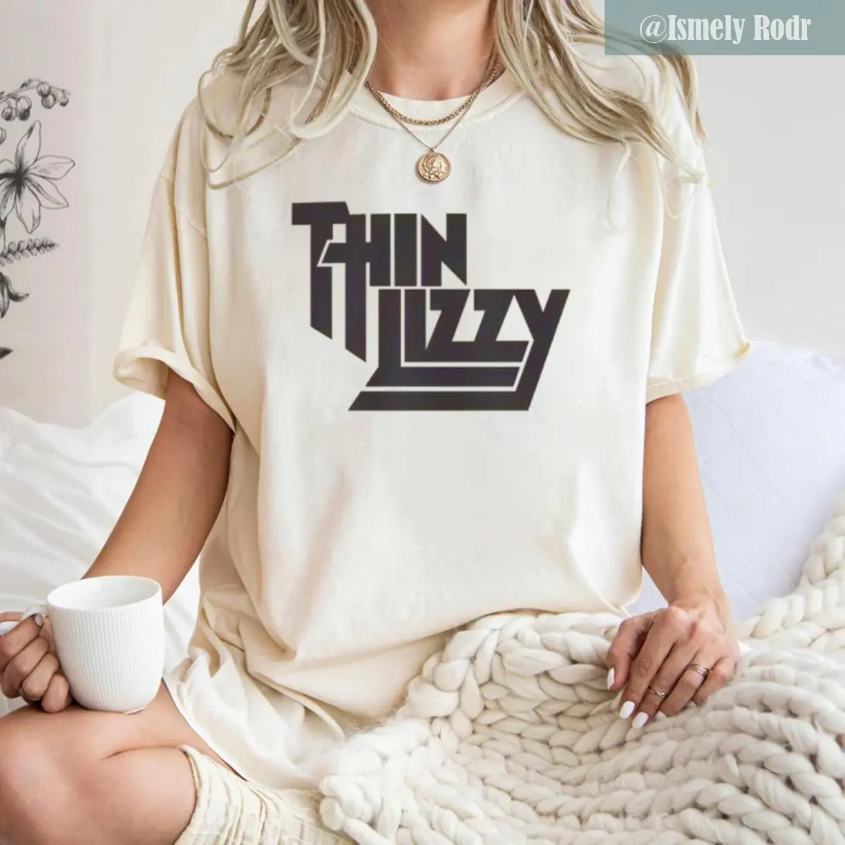 thin Lizzy rock band shirt, vintage style rock band t shirt, rock 