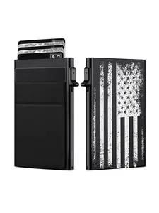 Men's Business Plain Color Rfid Wallet, Trendy Card Holder with Multiple Card Slots, Fashionable Wallet for Daily & Work Use for Men