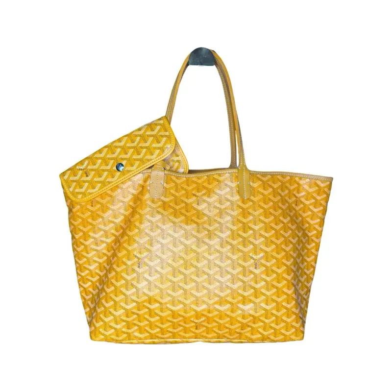 Pre-owned Goyard canvas Tote Bags Saint Louis Tote Bag in Yellow in PM