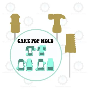 Dads Tools Cake Pop Molds | Hammer, Hacksaw, Screwdriver