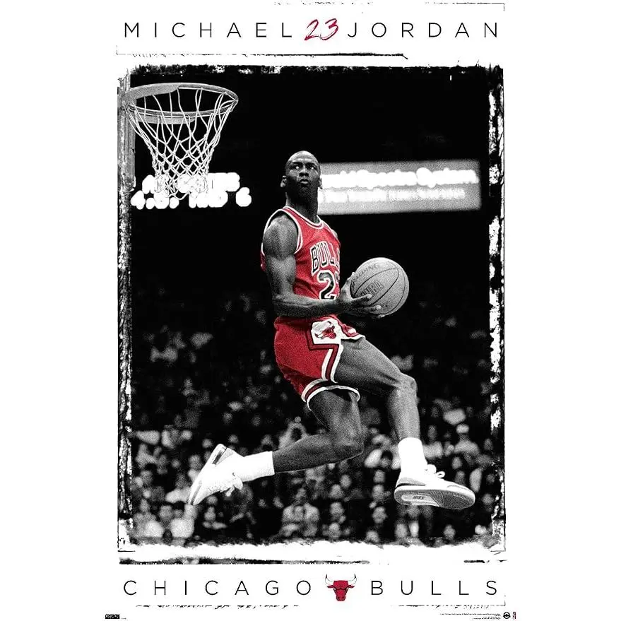 Trends International Michael Jordan - Dunk Wall Poster