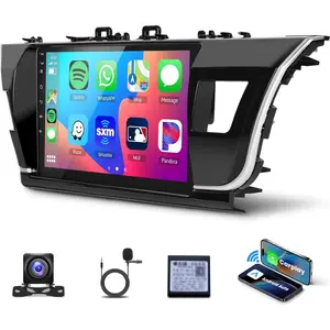2+64G Android Car Stereo Radio for Toyota Corolla 2014 2015 2016 with Wireless Carplay Android Auto, 10.1'' Touch Screen Head Unit with Bluetooth GPS WiFi Mirror Link FM/RDS EQ Backup Camera SWC