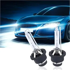 2PCS Automotive Headlight Bulbs,6000K Cool White D2S Hid Bulbs Essential Car Accessories for High Brightness Lighting,Universal 12V Hid Headlights Bulbs for Car Truck SUV