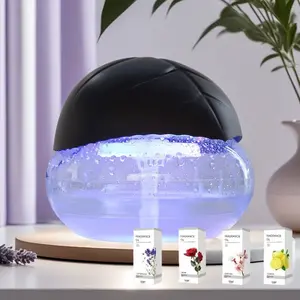 BANDESUN Air Purifiers, Water Filter Air Purifier for Home, Essential Oil Aroma Diffuser with LED Color Night Light and Soothing Water Flow Sound - for Pets and Smokers
