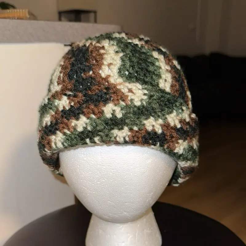Crochet Beanie - Colorful Unique Style Cozy Fit Crochet Beanie - Colorful Unique Style Cozy Fit