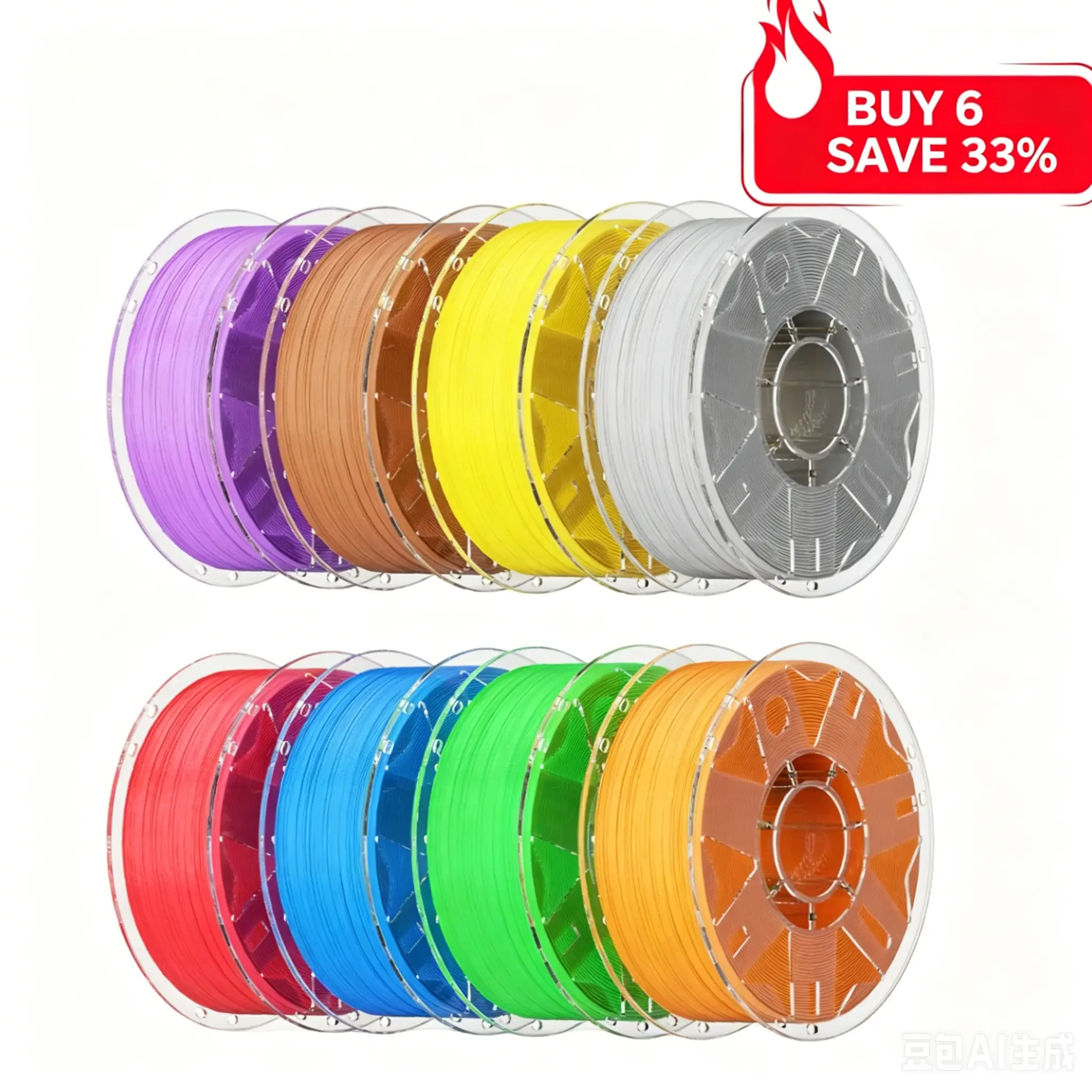 Creality Hyper PLA RFID 3D Printing Filament 1kg, High Speed 30-600mm/s Creality Hyper PLA RFID 3D Printing Filament 1kg, High Speed 30-600mm/s