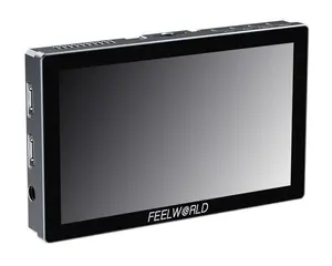 FEELWORLD P6X 5.5" DSLR Video Monitor Bundle with 1000nits Ultra-Bright Screen, 4K HDMI Input, 3D LUT Support, Aluminum Build + Battery & Carry Case for Outdoor/Indoor Shooting