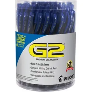 Pilot  G2 Fine Retractable Gel Ink Pen, Blue - 36 Piece