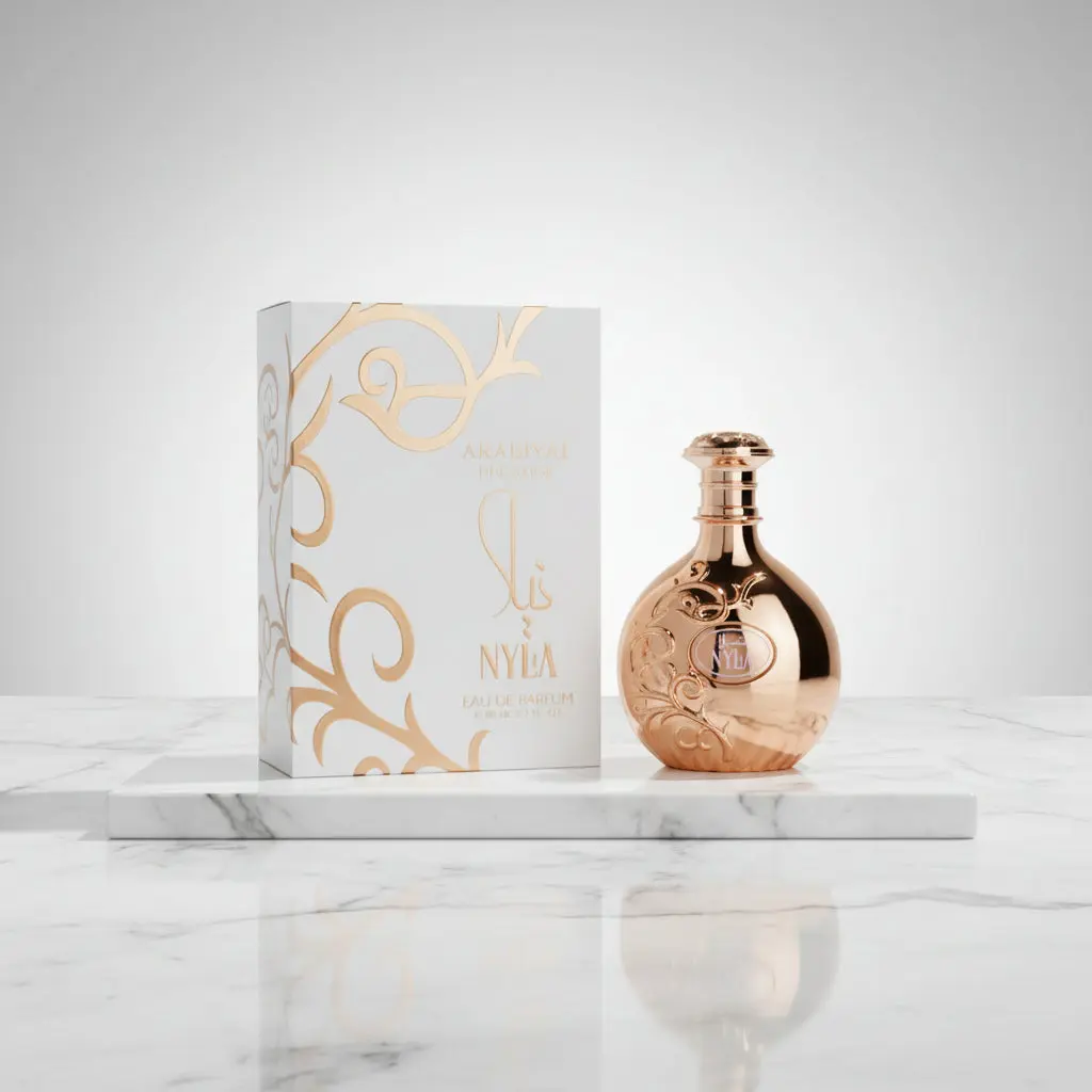 Arabiyat Nyla Eau De Parfum, Floral and Musky Arabian Fragrance for Women with Jasmine, Vanilla, and Coconut Notes, 2.7 fl oz, Floral Arabian Fragrance, Floral Scented Perfume