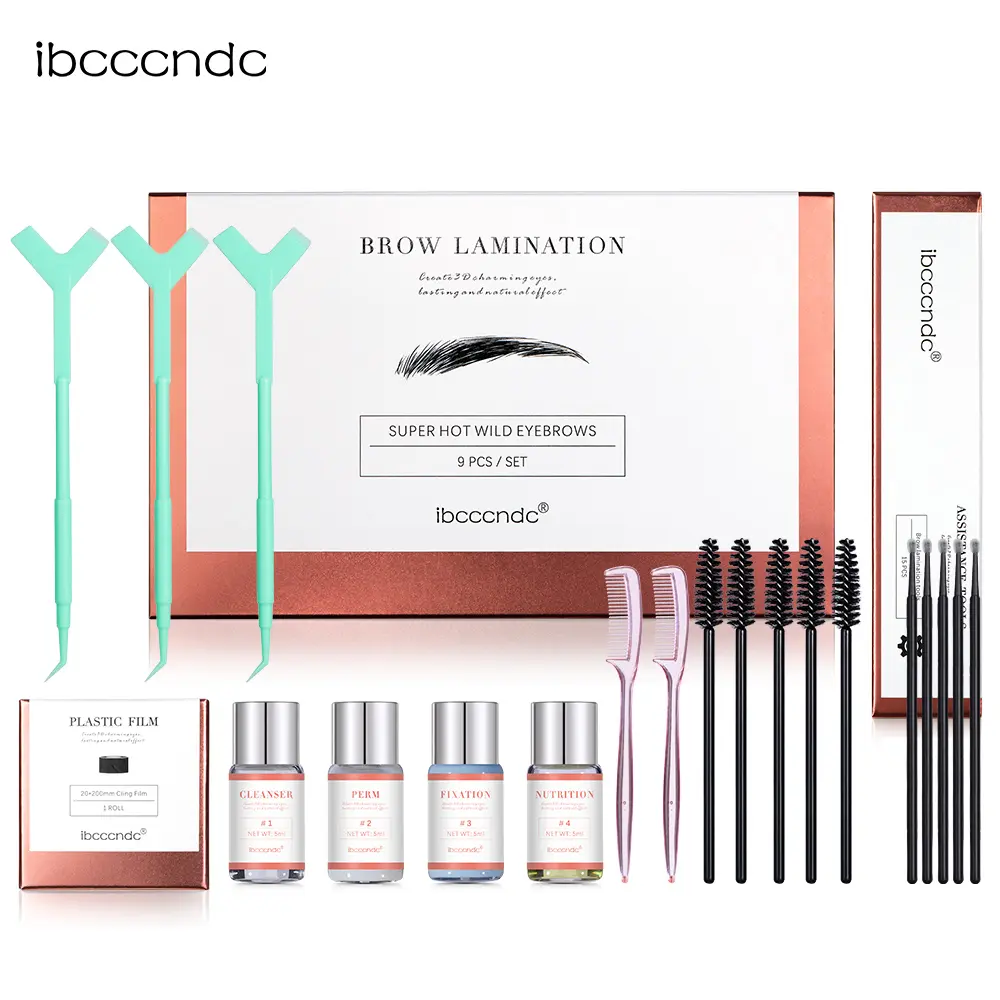 Eyebrow Lamination Kit, 1 Box DIY Eyebrows Lift Styling Kit for Fuller and Messy Eyebrows, Lasting 8 Weeks, Suitable for Salon, Home Use, Makeup, Eyebrow Makeup Tool, Eyebrow Shaping Kit
