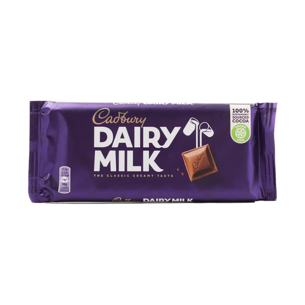 Cadbury Dairy Milk Milk Chocolate 110 g Cadbury Dairy Milk Milk Chocolate 110 g