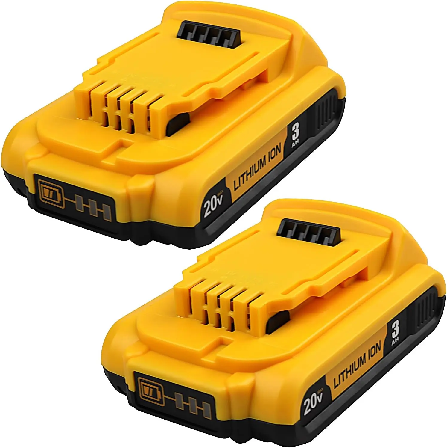 Dewalt 2 Packs 3.0Ah 20 Volt DCB203 Battery Replacement Compatible with DCD DCF DCG DCS Series Tools Dewalt 2 Packs 3.0Ah 20 Volt DCB203 Battery Replacement Compatible with DCD DCF DCG DCS Series Tools