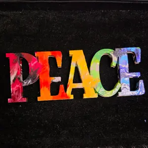 Puppy Peace - Vibrant Rainbow Colors for a Bright and Cheerful Atmosphere