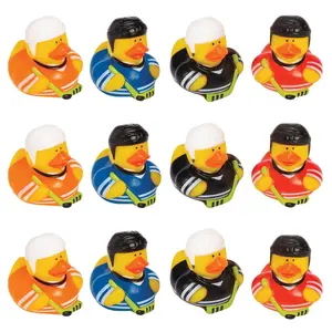Hockey Rubber Ducks - 12 Pc.