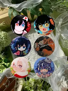 This Demon Slayer brooch set is perfect for bags, jeans, T-shirts, backpacks, and hats. These badges, accessories, and decorative pendants enhance the look of everyday items and make a creative gift. Ideal for birthday gifts or as a festive accessory.