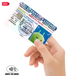 Glorp Alien Cat Glorpious ID Holographic Debit Credit Card Decal Adhesive Stickers Waterproof Premium Quality Custom Orders Available Easy Application Durable Material