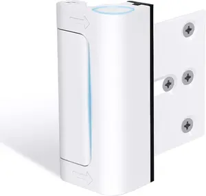 Door Reinforcement Lock Withstands 800lbs of Force - White Extra Proof Door Lock for Kids Safety Drilling Required, Prevents Unauthorized Entry, Add a Door Security Lock for Home Safety & Privacy