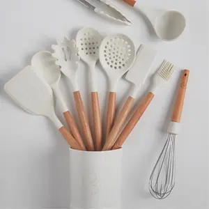 Silicone Utensil Set w/ Holder