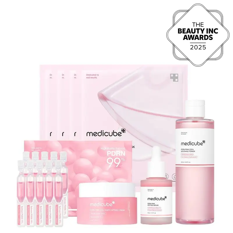 [medicube] PINK Salmon DNA SET | PDRN Pink Toner + PDRN Pink Peptide Serum + PDRN Pink One Day Seum + PDRN Pink Collagen Capsule Cream + PDRN Pink Collagen Gel Mask