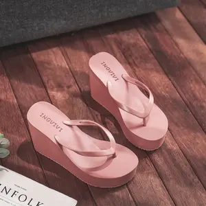iral Wedge Platform Flip Flops, Breathable Soft Strap Thong Sandals, Durable Non-Slip Slippers for Beach Days, Weekend Getaways, Casual Outfits & Everyday Use,iral Wedge Platform Flip Flops, Breathable Soft Strap Thong Sandals, Durable Non-Slip Slippers