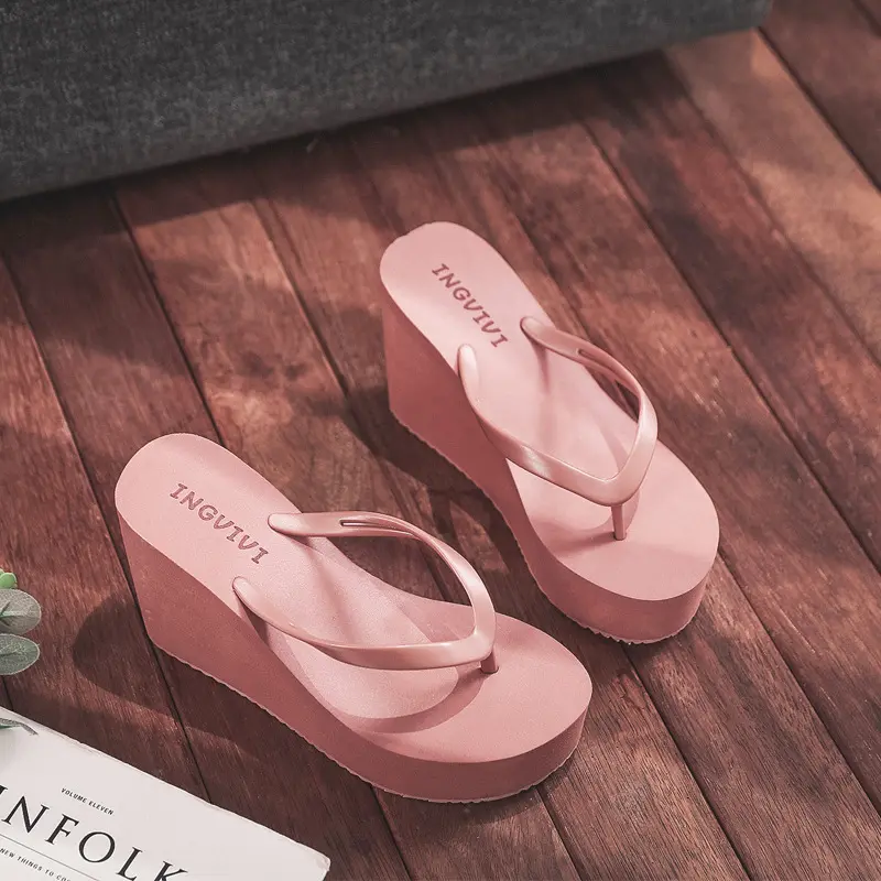 iral Wedge Platform Flip Flops, Breathable Soft Strap Thong Sandals, Durable Non-Slip Slippers for Beach Days, Weekend Getaways, Casual Outfits & Everyday Use,iral Wedge Platform Flip Flops, Breathable Soft Strap Thong Sandals, Durable Non-Slip Slippers