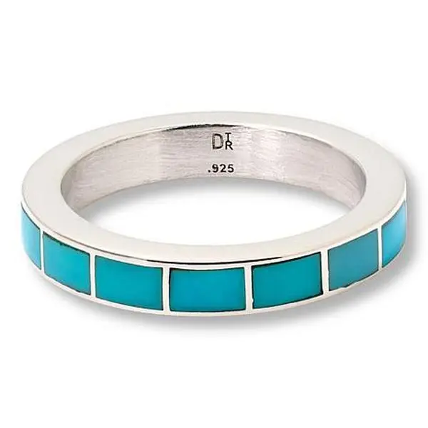 Mine Finds by Jay King Sterling Silver Campitos Turquoise Inlay Ring