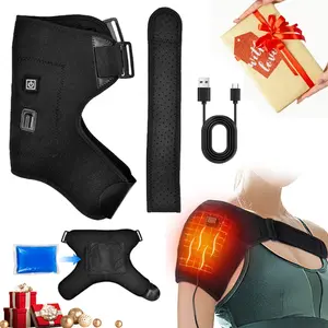 Winter Massage Heating Pad Heated Wrap for Legs Shoulders Arms, Adjustable Straps, Ice Pack, Vibration Temperature Modes, Portable Warm Baby Gift