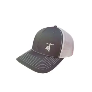 Climbing Lineman Richardson 112 Hat for Men - Charcoal /White