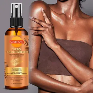 Coconut Sandalwood Sunscreen Spray 100ml | Accelerates tanning for a natural bronze complexion | DHA-free formula with collagen peptides and niacinamide for nourishment