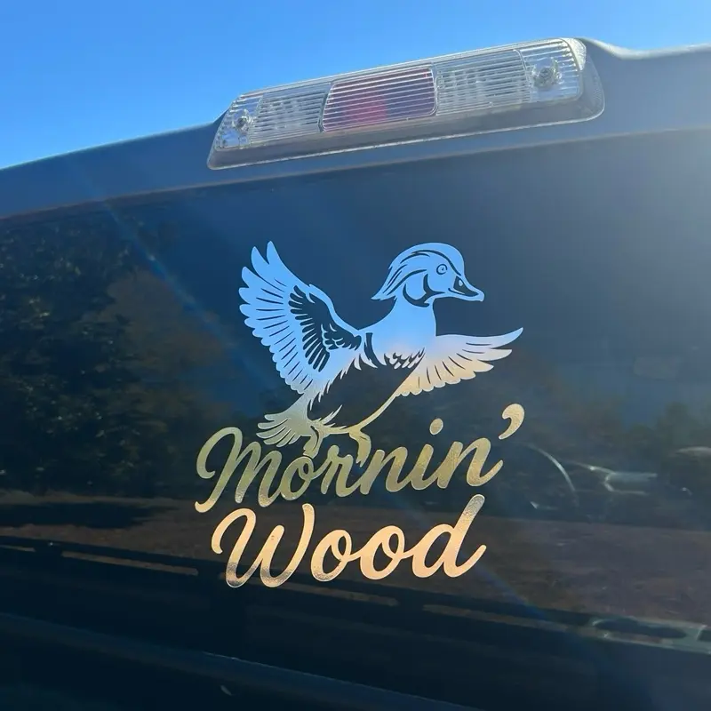 Mornin Wood Duck Decal - Stylish Car Sticker for Vehicle Decoration Mornin Wood Duck Decal - Stylish Car Sticker for Vehicle Decoration