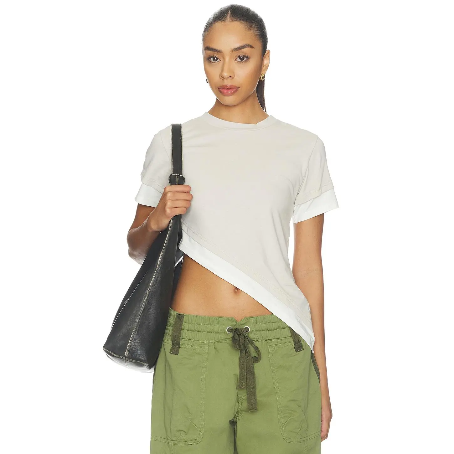 LIONESS Apex Tee in Ash