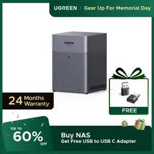 UGREEN NAS DH4300 Plus 4-Bay Desktop NASync, Support Capacity 128TB (Diskless), Remote Access, AI Photo Album, Beginner Friendly, 8GB LPDDR4X RAM, 2.5GbE, 4K HDMI, Network Attached Storage (Diskless),tiktokshopmemorialday