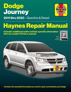 Dodge Journey (2011 - 2020) Haynes Repair Manual
