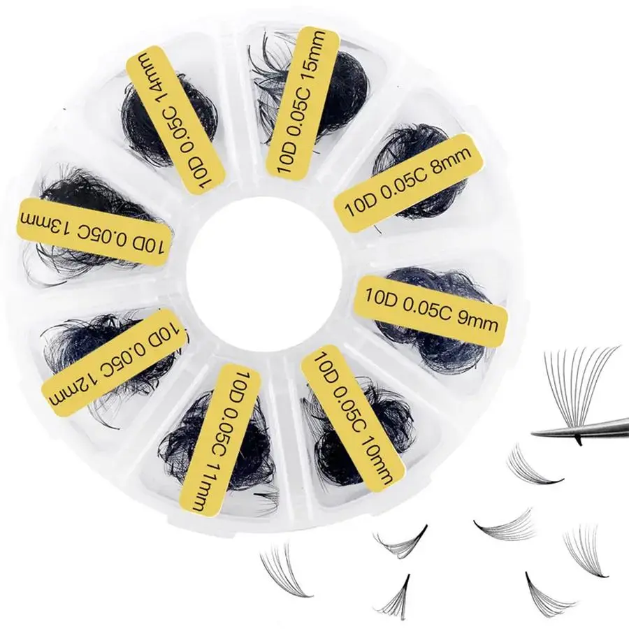 Premade Fans Eyelash Extension, 1 Set 8-15mm Handmade Loose Volume Lashes, Thickness C Curl 8-15mm Volume Eyelash Extensions, Makeup, Individual Lash Clusters, Diy Eyelash Extensions