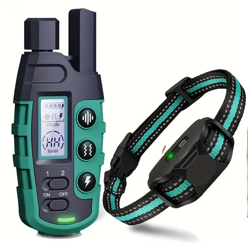 Rechargeable Dog Training Collar, 3300ft Remote Control Dog Training Collar with Adjustable Nylon Strap, Pet Training Accessories for Small To Large D