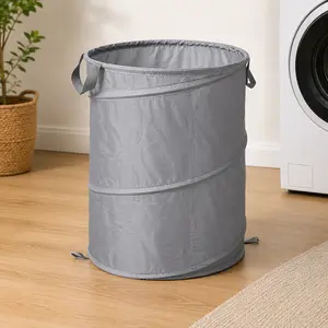 Simply Home Foldable Laundry Hamper, 17.5 in Laundry Basket - Collapsible Clothes Storage Container, Pack of 1