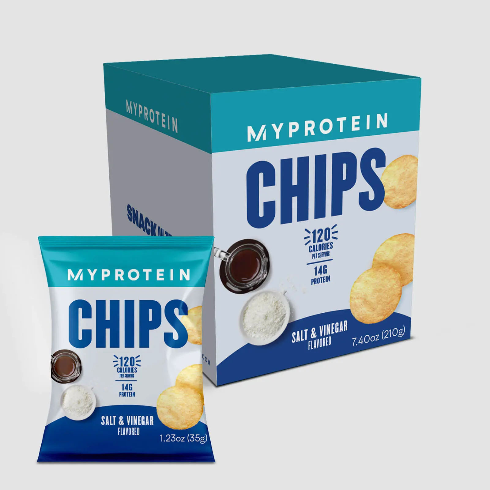 Protein Chips, 14g of Protein per Bag (Box of 6) Protein Chips, 14g of Protein per Bag (Box of 6)