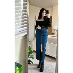Maxi Denim Skirt