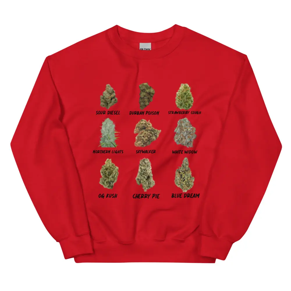 Weed Strains Crewneck