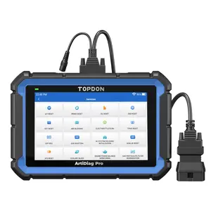 TOPDON ArtiDiag Pro Full-System Diagnostics Scanner with 31 Maintenance Services & Bi-Directional Control for Over 100 Makes - Cables