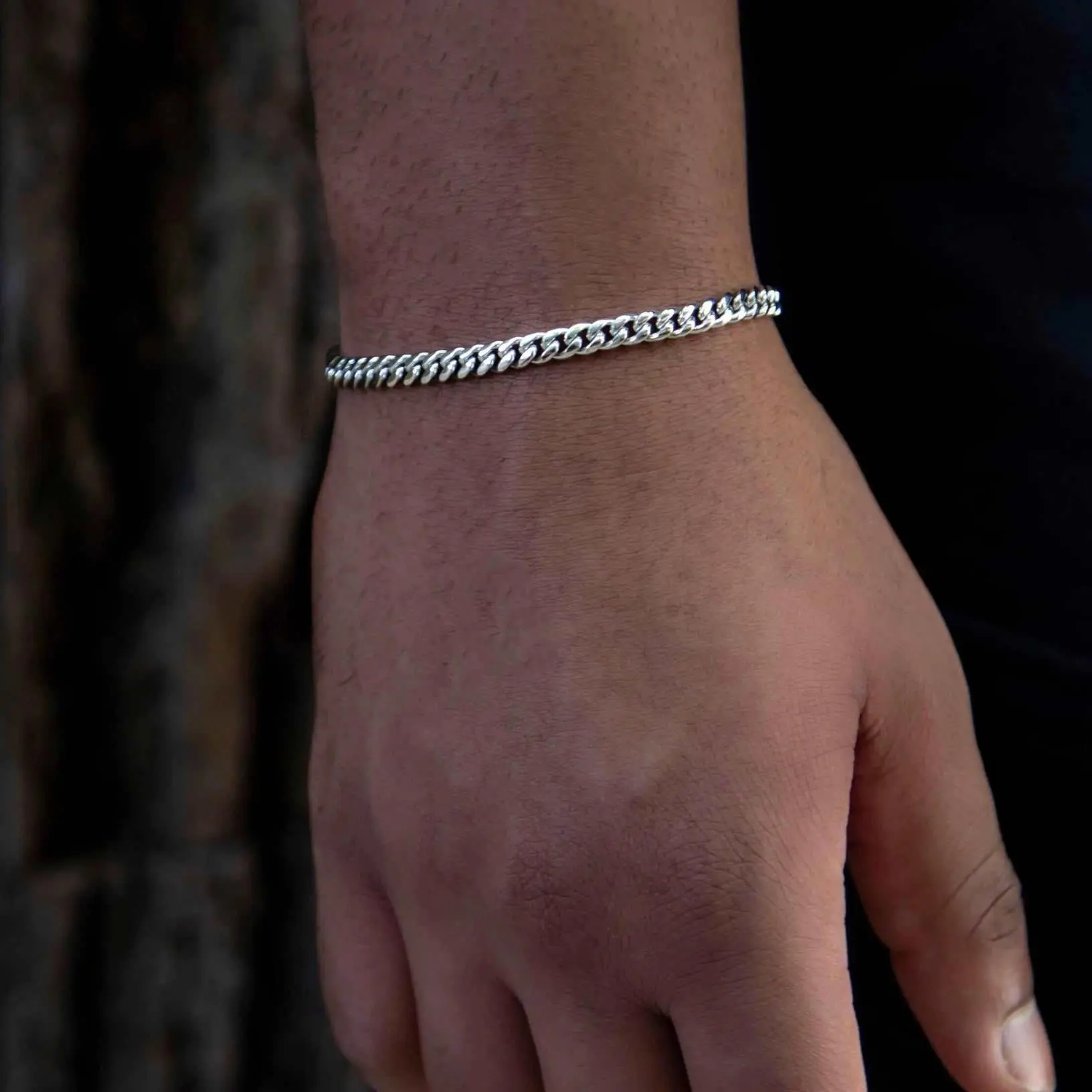 GLD 5mm Cuban Link Bracelet in 14k White Gold | 6-9" Lengths Lifetime Guarantee Men's Jewelry Classic Bold Design - Perfect Gift #tiktokshopsummersale