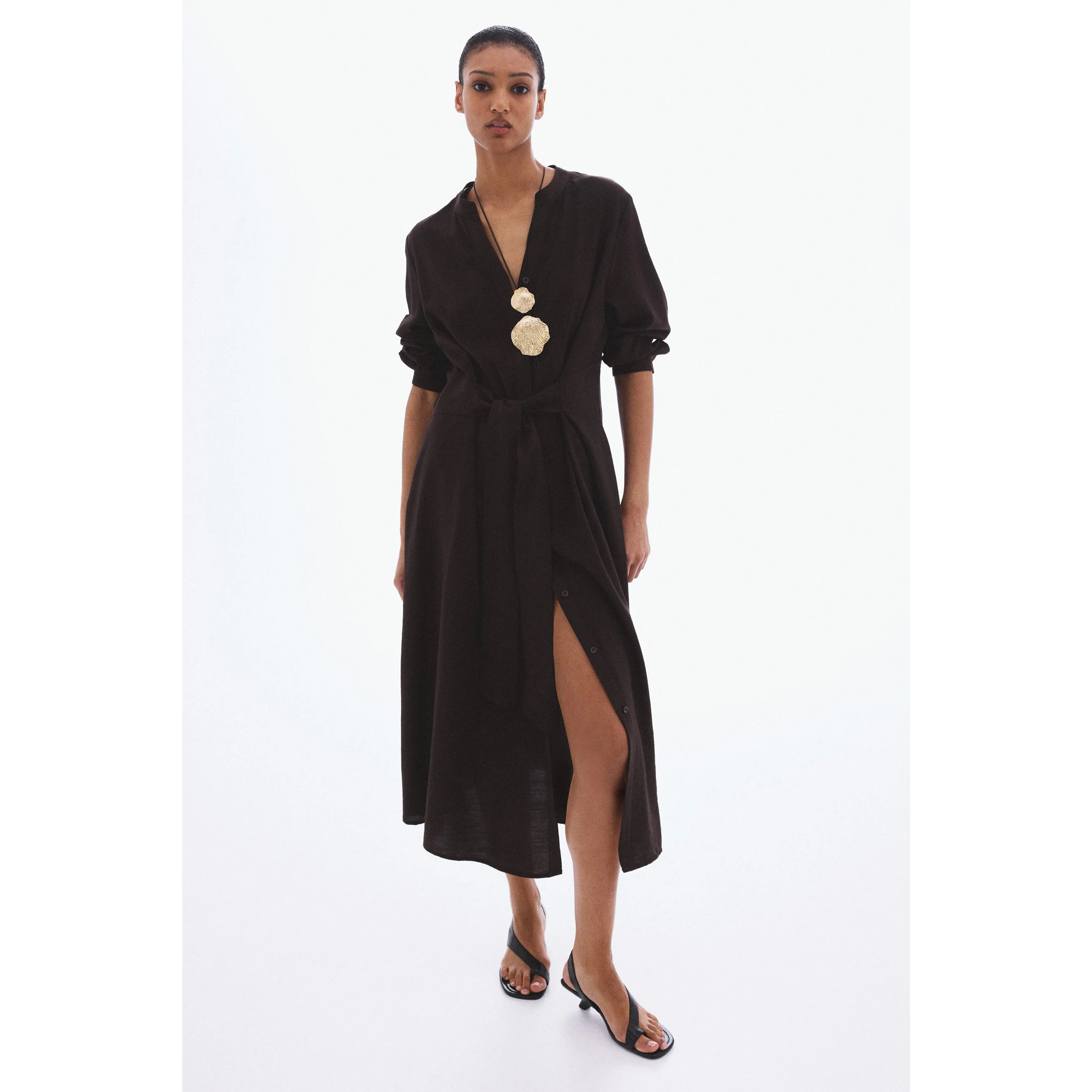 H&M Tie-belt dress
