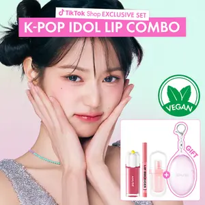 [AMUSE Seoul Official] K-POP IDOL LIP COMBO (Dew Tint & Smudger & Plumper + Keyring)
