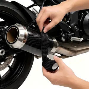 Instant Carbon Fiber Look! Waterproof Anti-Scratch Tape for Any Car (7cm×3m) Smooth Surface Stickers Set