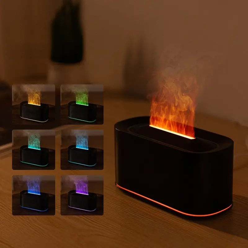 USB Aromatherapy Diffuser Humidifier, USB Humidifier Machine, USB Powered Humidifier, Portable Air Purifier for Home Office Yoga, Colorful Night Light, Humidifier Atmosphere Light, Relaxing Scent Diffuser